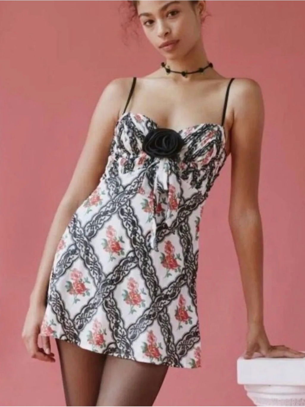 For Love And Lemons Greta Mini Dress White Msrp $269 [Xs]